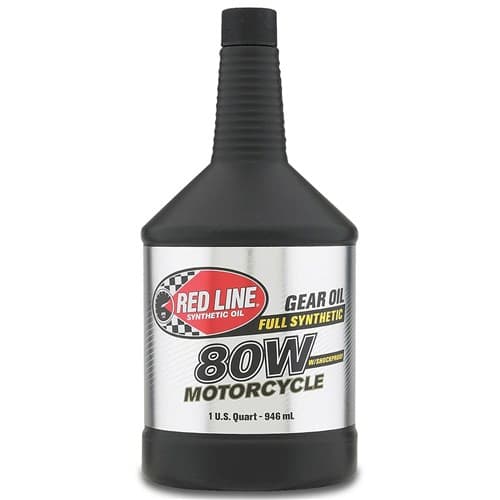 Redline 80W Motorcycle Gear Oil, 1 Quart / 946ml Redline Oil / 42704