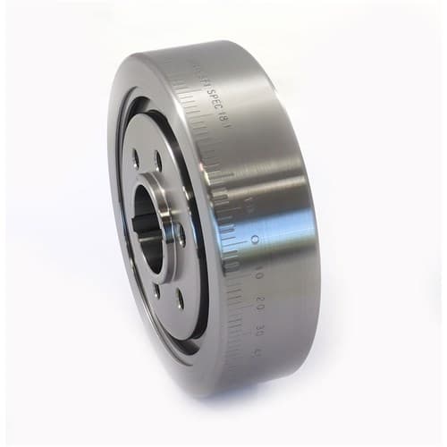 SBC Balancer / 6 Bolt Blower Pulley & BBC Snout Dual Keyway SBC Romac 0202-207B