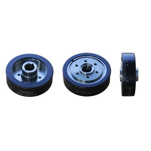 SB Chev 350 400 6.2" Int. Bal. .002" Steel/Alloy Blower 2 Key 6 Bolt SBC Romac 0202SA/B6002