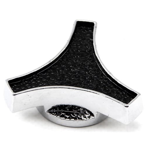 Air Cleaner Wing Nut Large Chrome Steel Black Top 5/16-18 RPC - R2180