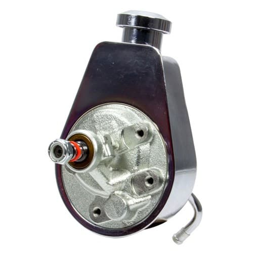 Chrome GM Power Steering Pump Fits Early & Late Keyway Shaft RPC - R3913