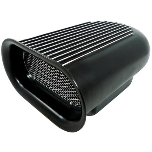 Hood Scoop Black Aluminium Single "Hilborn Style" RPC - R5247BK