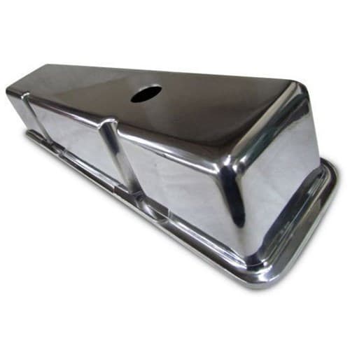 Cast Valve Covers, SBC Tall Chrome with Breather Holes RPC - R6130-2C