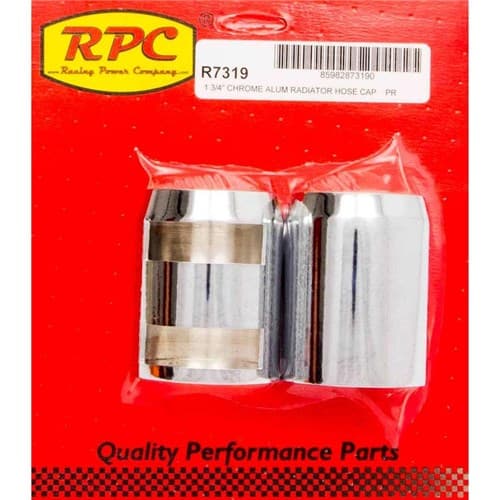1-3/4" Chrome Radiator Hose End "Pair" RPC - R7319