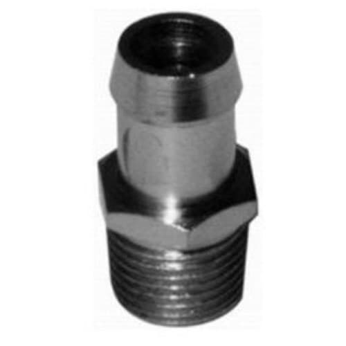 5/8 Chrome Water Pump Fitting *Steel* 1/2" NPT to 5/8" Barb RPC - R9515