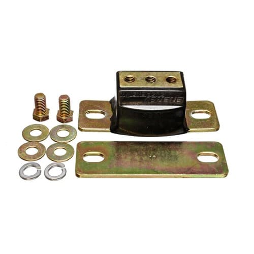 Locking Type G/Box Mount Chev Zinc with Black Urethane - Ens 3-1108G