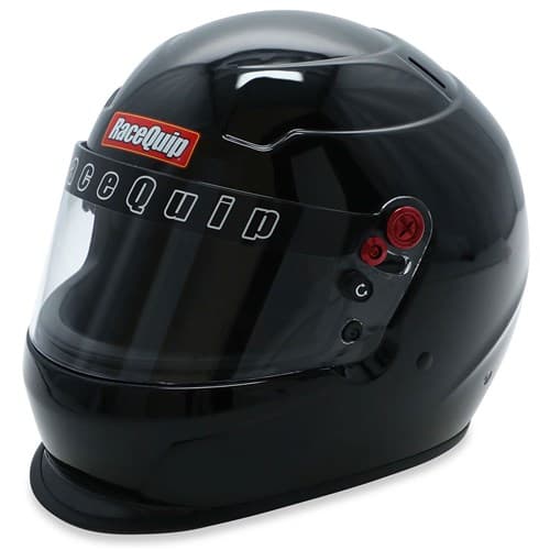 PRO25 Helmet, Gloss Black, SML SA2025, Clear Shield RaceQuip / 277002RQP