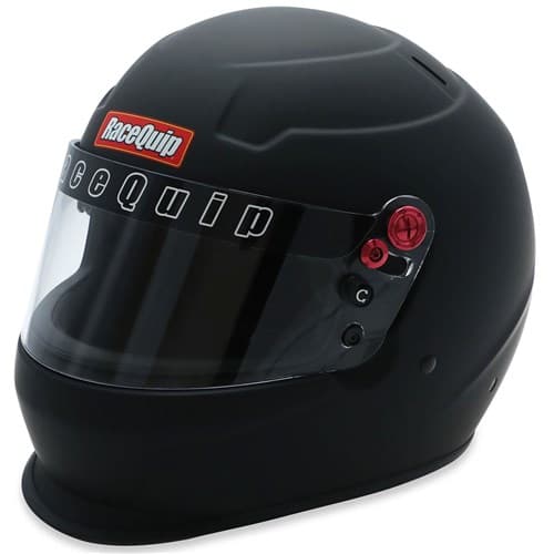 PRO25 Helmet, Flat Black, XXL SA2025, Clear Shield RaceQuip / 277997RQP