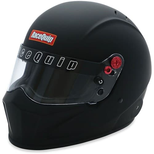 VESTA20 Helmet Flat Black, XLG SA2020, Clear Shield RaceQuip / 286996RQP