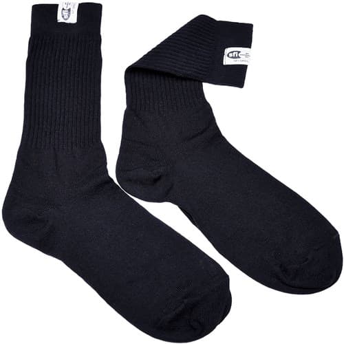 Fire Retardant Socks, XLG SFI 3.3, Black, Size 12-13 RaceQuip / 411996RQP