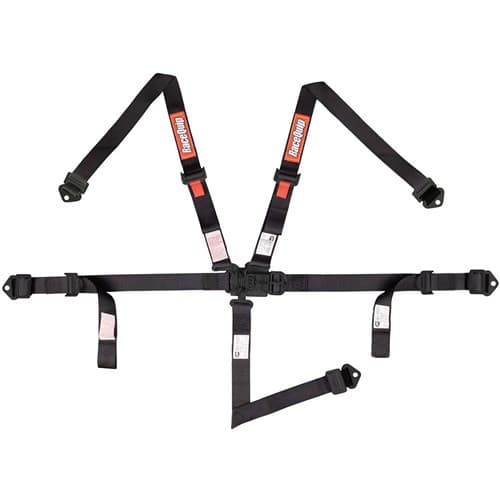 5-Point Youth Harness, Black Latch & Link, Pull Up SFI 16.2 RaceQuip / 709009RQP