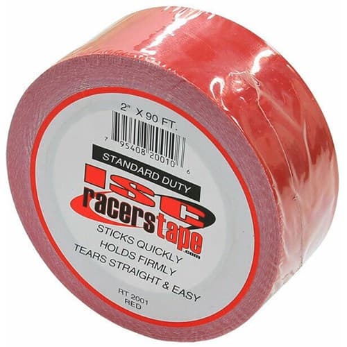 Standard Duty Tape Red 2" Wide X 90FT Roll Isc Racers Tape / RT2001