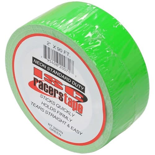 Neon Standard Duty Tape Green 2" Wide X 90FT Roll Isc Racers Tape / RT2007N