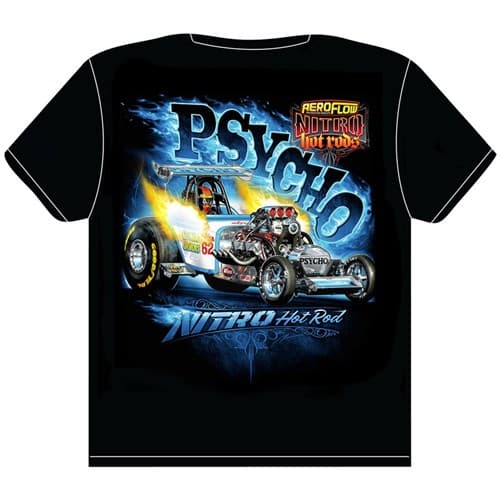 Psycho Nitro Hot Rod T-Shirt Medium Rocket / Rtpsycho-Med