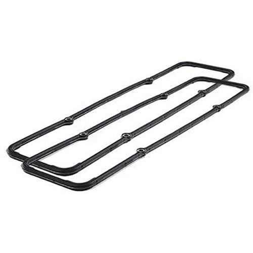 Valve Cover Gaskets, SBC Black Silicone Rubber W/ Steel Core Sce / 211077