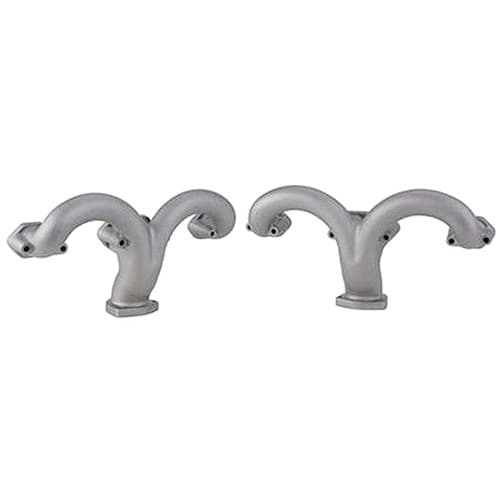 Cast SBC Rams Horn Exhaust Manifolds 2-1/2" Collector Socal - 001-60707