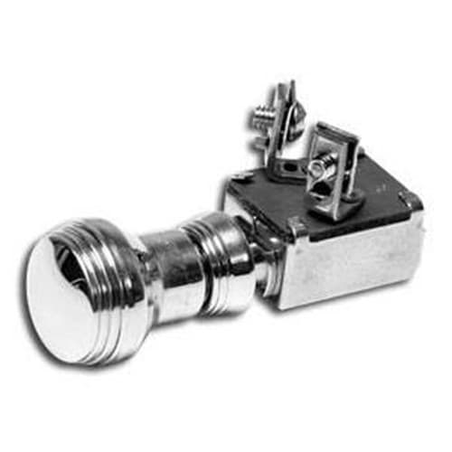 Art Deco Horn Button **Polished** Push Button Socal - 001-60766