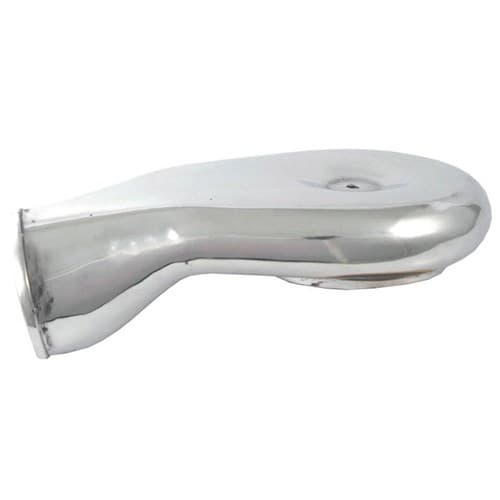 Polished Carb Intake Plenum Single 4" Inlet, 5-1/8" Flange Spectre - SPE-9849