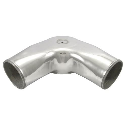 Polished Carb Intake Plenum Dual 4" Inlets, 5-1/8" Flange Spectre - SPE-9859
