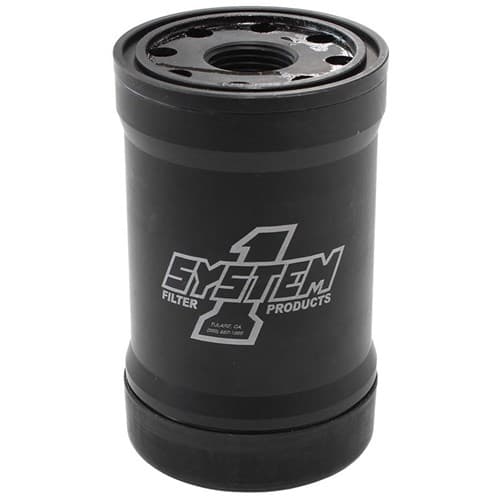 Spin-On Oil Filter 3" x 5-1/4" Metric Threads. Billet 35 Mic Systemone - 210-514