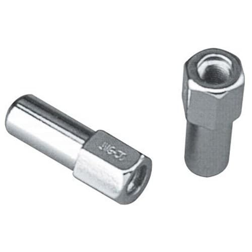 Chrome Mag Wheel Nuts (4) Open 7/16 Prostar 1.38 Shank-Weld Topline - C8852-0-4