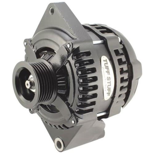 Ford Black 225AMP 1 Wire Alt 6 Groove Alternator Stealth 8441B6G1W