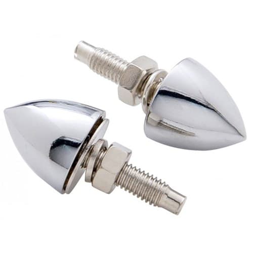 Bullet License Frame Nut Chrome **4 PK** UPI - 10889
