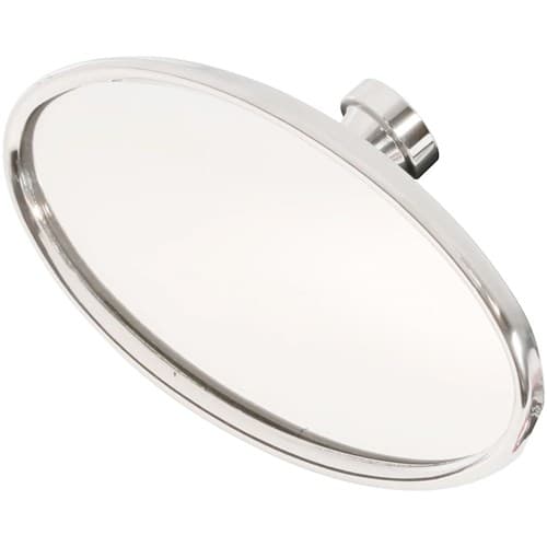 Vintique Univ Oval Mirror Glue on Inside Polished SS Vintique - SR-17682-SS