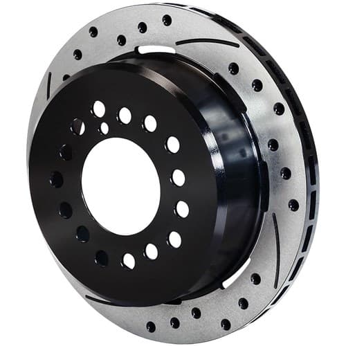 SRP Rotor Drilled Black - LH 12.19" x .810", 2.32" Offset Wilwood / 160-9815-BK
