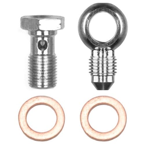 Banjo Fitting, 3/8-24 to -3AN Includes Bolt & Washers Wilwood - 220-13674