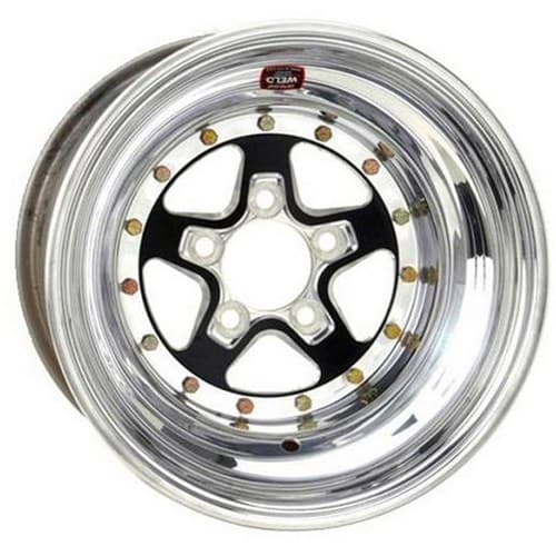 Aluma-Star 15"x 8" 4.5"BC 4"BS Black Centre Weld / WE788B-508208