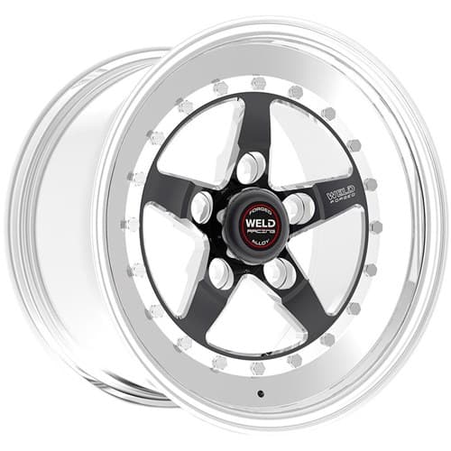 Weldstar RT Wheel 15" x 6" 5x4.75" B/C, 3.5" B/S - Black Weld / 791B-56276