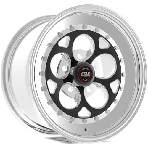 Magnum III RT Wheel 15" x 8" 5x4.5" B/C, 3.5" B/S - Black Weld / 792B-58206