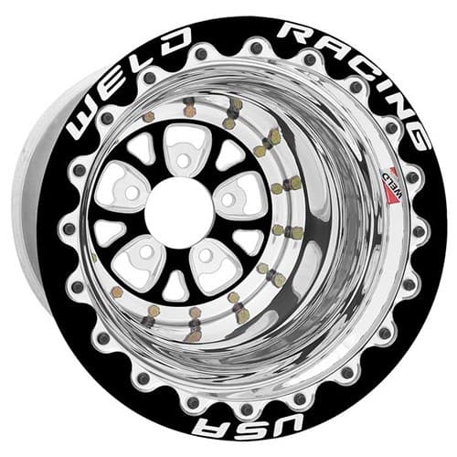 V-Series 15x10" Black Centre 5x4.50" 4.0" B/S, Black MT SBL Weld / 84B510208F
