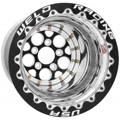 Magnum Drag 15x9" Black 5x4.75", 3" B/S, Black M/T SBL Weld / 86B509276F