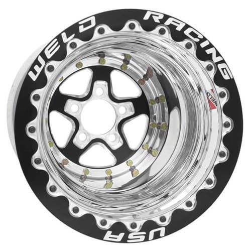 Alumastar 15"x10",4.5"BC,3"BS M/T Ultralite SBL Black Centre Weld WE88B510206F