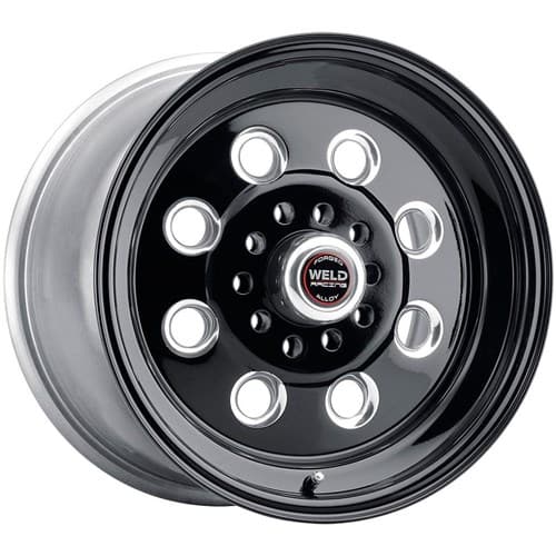 Draglite Wheel Black 15" x 5" 5x4.5/4.75" B/C, 3.5" B/S Weld / 90B-55346