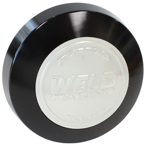 Weld 17x4.5 Black Centre Cap Lug Mount W/O-Ring Push in Weld - P613-5157B