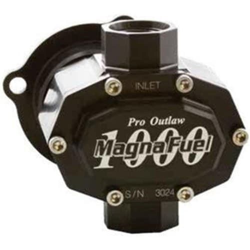 Pro Outlaw 1000 Hex Drive Fuel Pump, 10.5GPM @ 4000RPM, Black Magnafuel / MP-4205-BLK