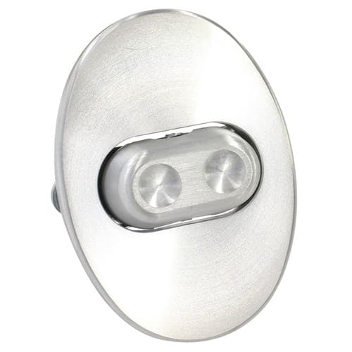 Billet Oval Single Powerwindow 3 Wire Rocker Switch & Base WSW - L39BOS