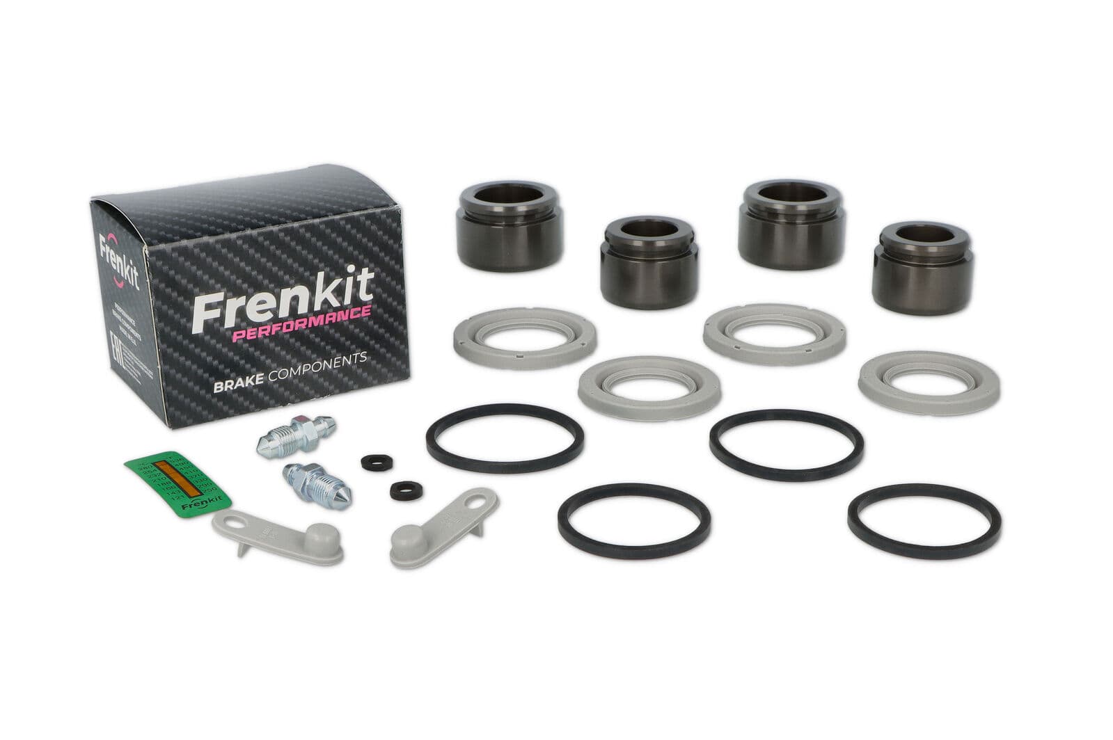 Front WRX STI, EVO Brembo Frenkit Performance Caliper Piston & Seal Kit  - Frenkit Performance Piston & Seal Caliper Rebuild Kit