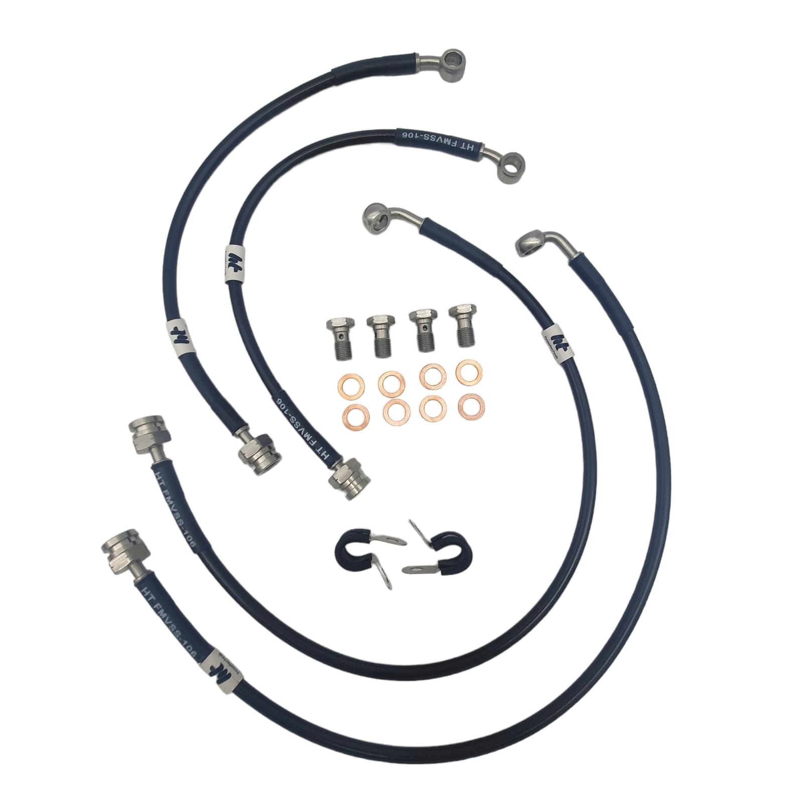 Mazda RX8 Hosetechnik Braided Brake Hose Kit