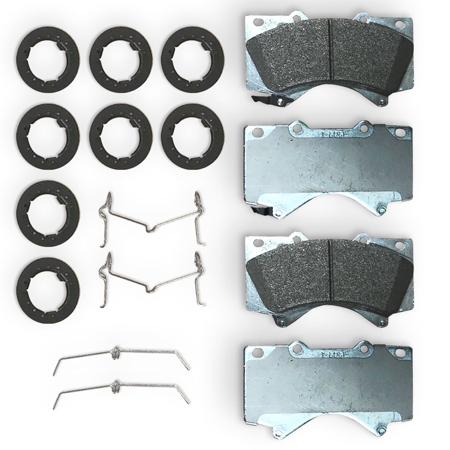 NRS Brakes 4x4 Heavy Duty Brake Pads  Toyota Landcruiser 200 Series 4x4 Heavy Duty Brake Pads FRONT - NRS Galvanised Brake Pads