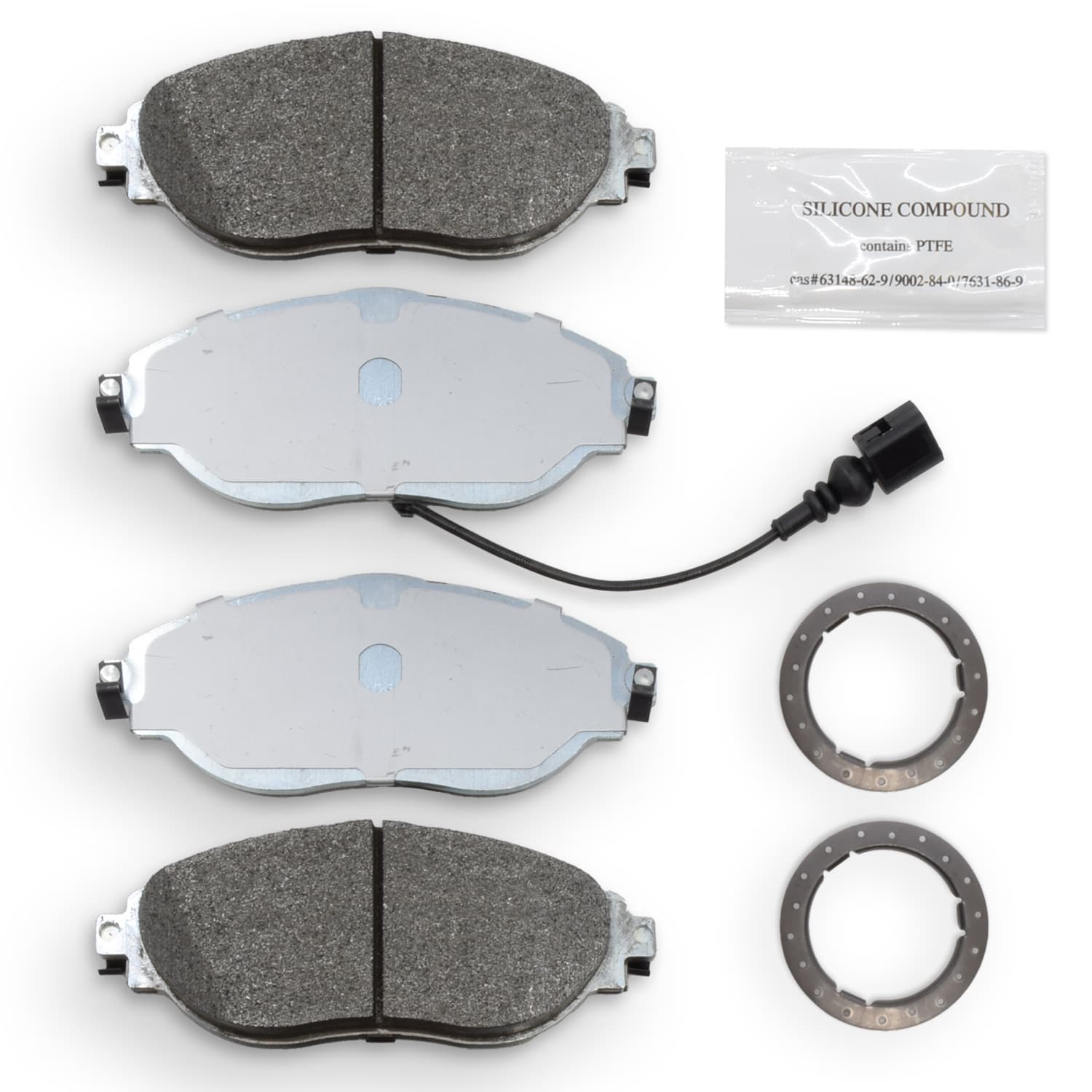 NRS Brakes 4x4 Heavy Duty Brake Pads  VW Golf Mk 7 R / Audi S3 Quattro (8VI) 4x4 Heavy Duty Brake Pads FRONT - NRS Galvanised Brake Pads