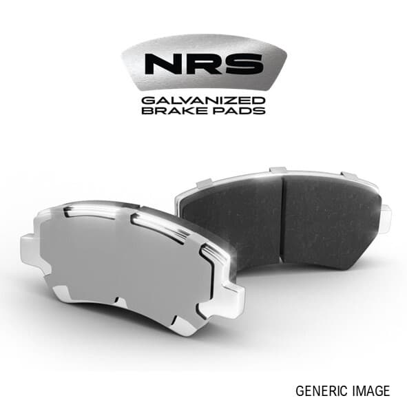 NRS Brakes 4x4 Heavy Duty Brake Pads  Ford Ranger (PX) / Mazda BT4x4 Heavy Duty Brake Pads50 4x4 Heavy Duty Brake Pads FRONT - NRS Galvanised Brake Pads
