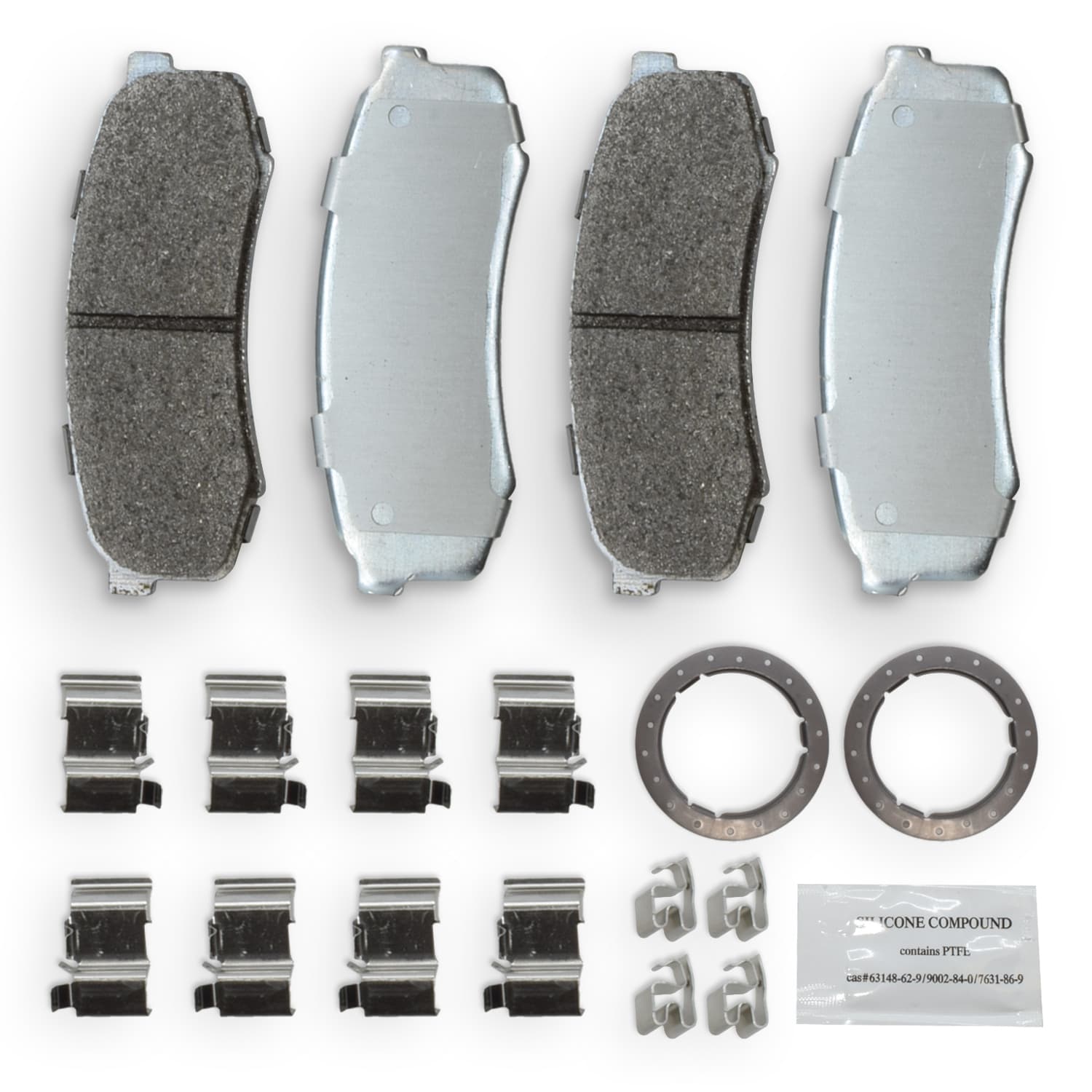NRS Brakes 4x4 Heavy Duty Brake Pads  Toyota Landcruiser 70 & 80 / FJ Cruiser / Pajero 4x4 Heavy Duty Brake Pads REAR - NRS Galvanised Brake Pads