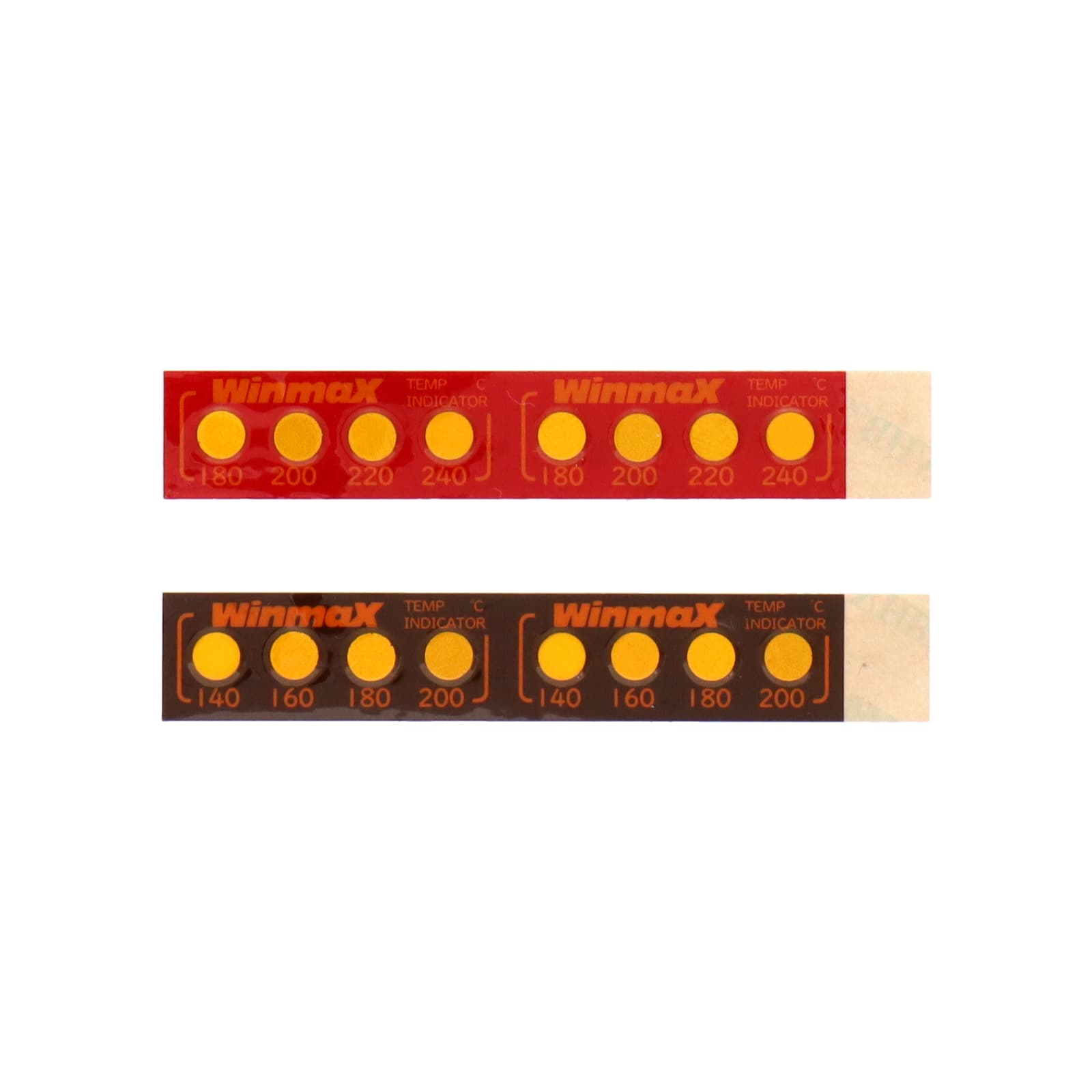 WinmaX Caliper Temperature Stickers - Thermo Labels for Brake Calipers