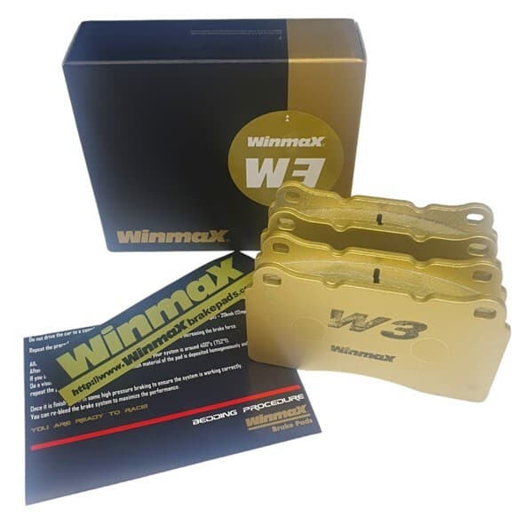 WinmaX W3 Performance Trackday Brake Pads Brembo Evo / WRX Sti / Commodore REDLINE  - WinmaX W3 Brake Pads