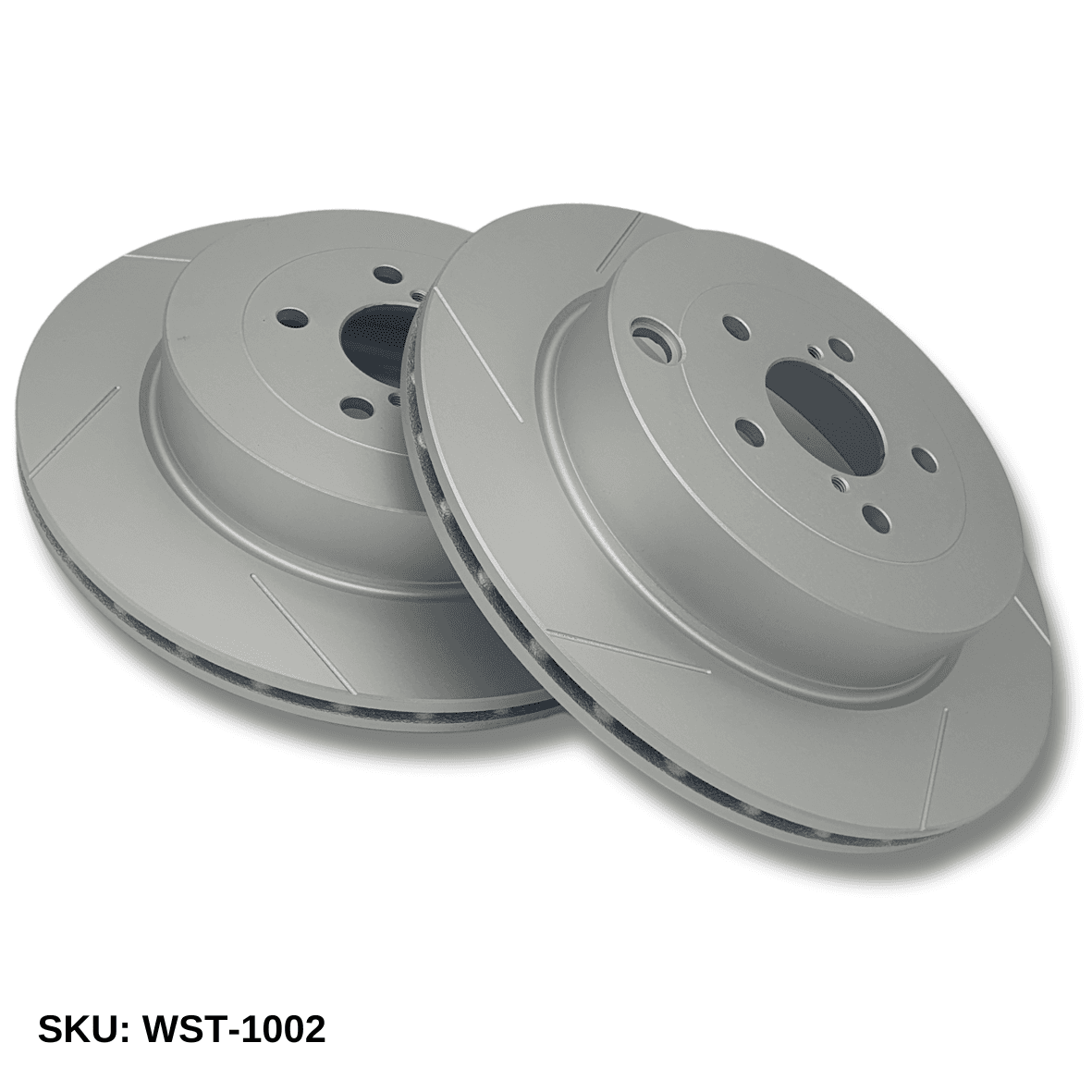 WinmaX WST Performance Slotted Brake Discs Subaru BRZ Ts Brembo Rear - WinmaX Slotted Single Piece Brake Discs - PAIR