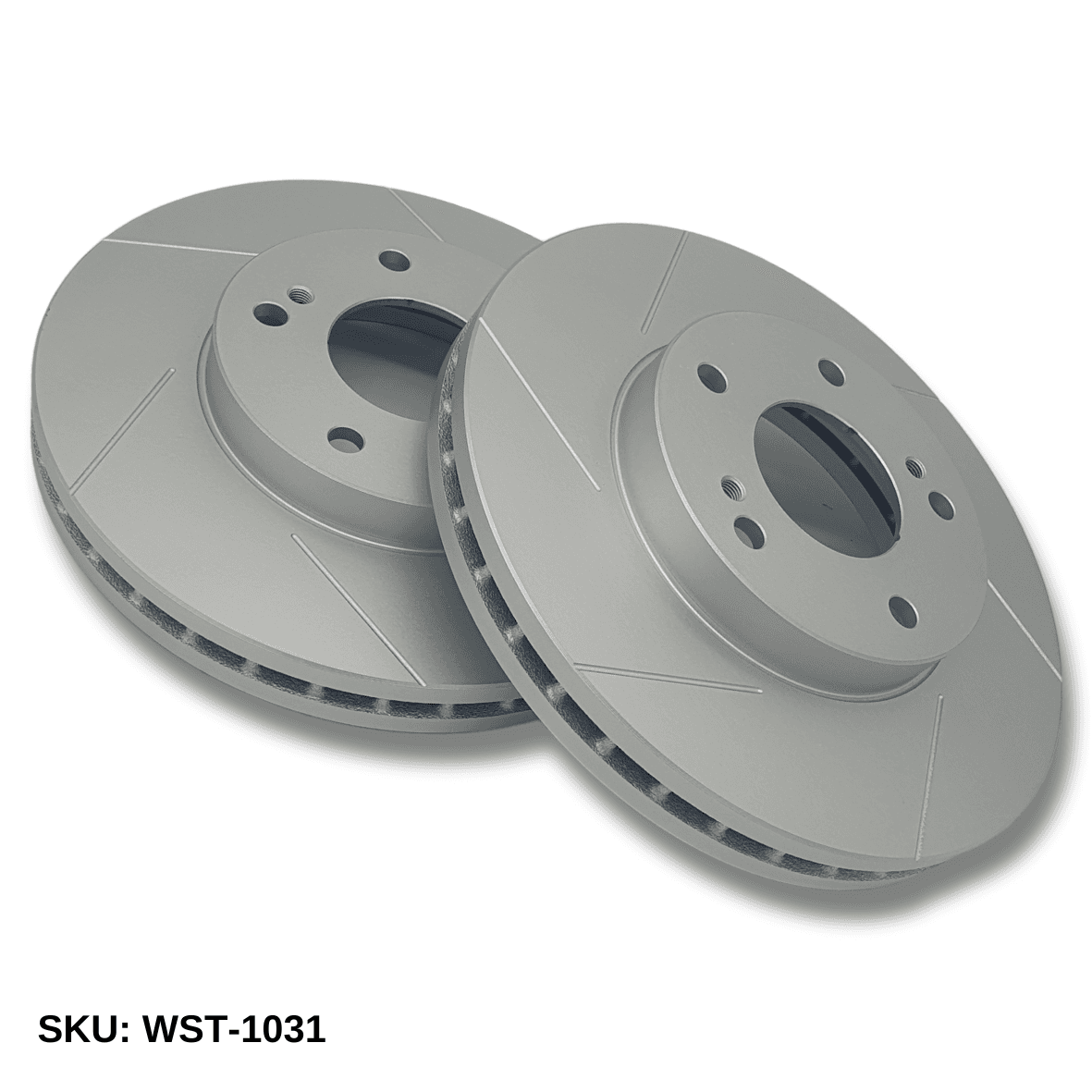 WinmaX WST Performance Slotted Brake Discs Nissan S14,S15, R32 GTS-T, 300ZX Front - WinmaX Slotted Single Piece Brake Discs - PAIR